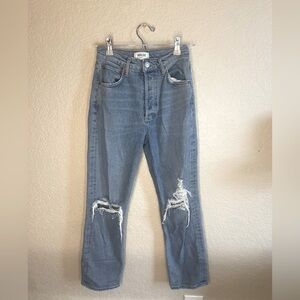 Ripped Blue Jeans